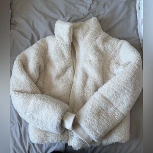 Sherpa puffer jacket